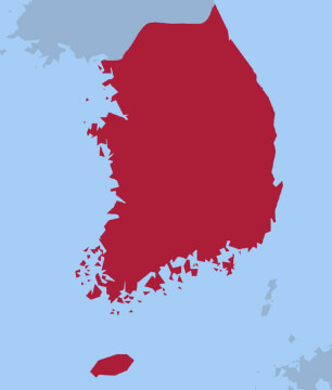 大韩民国（ 韩语：대한민국，英语：Republic of Korea，简称“韩国”）