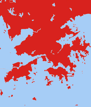 中国香港（中文名：香港特别行政区，外文名：Hong Kong）